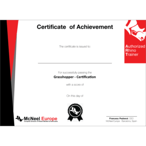 Certificación de Grasshopper Nivel 1 (Español)